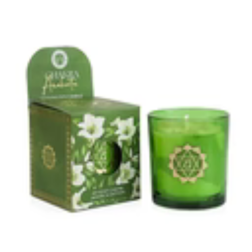 Candela Profumata Chakra Anahata gelsomino e zafferano