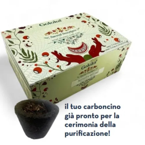 Goloka sambrani salvia palo santo L'arcano segreto carbone-goloka