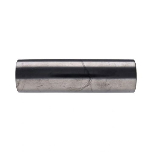 Cilindro in shungite lucida grigio scuro lungo, finitura liscia