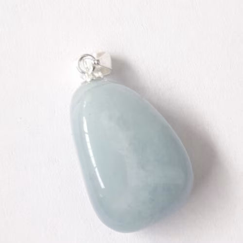 Ciondolo burattato in Acquamarina L'arcano segreto ciondolo-acquamarina