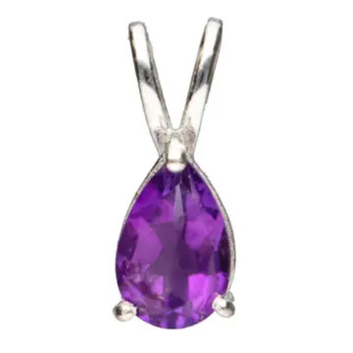 Ciondolo ametista sfaccettata argento L'arcano segreto ciondolo-ametista-vero