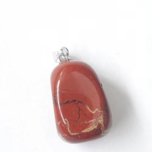 Ciondolo argento diaspro rosso L'arcano segreto ciondolo-argento-diaspro