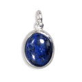 Ciondolo ovale con lapislazzuli L'arcano segreto ciondolo-argento-lapis