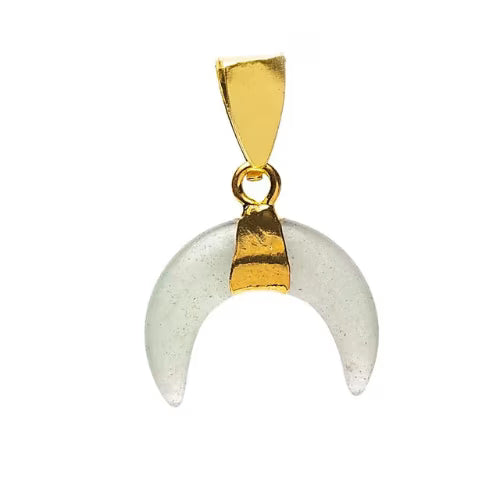 Ciondolo luna crescente avventurina L'arcano segreto ciondolo-avventurina-luna