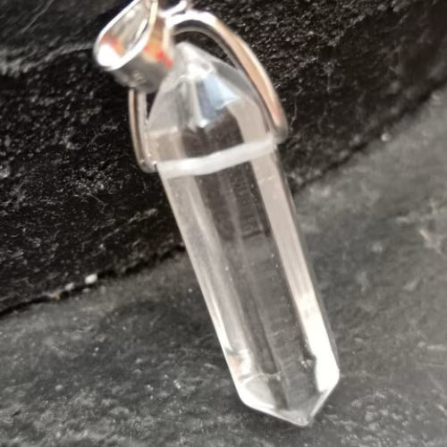 Ciondolo biterminato Quarzo Ialino L'arcano segreto ciondolo-biterminato-ialino