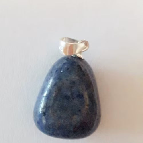Ciondolo burattato dumortierite L'arcano segreto ciondolo-dumortierite
