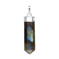 Pendente a punta in labradorite del Brasile