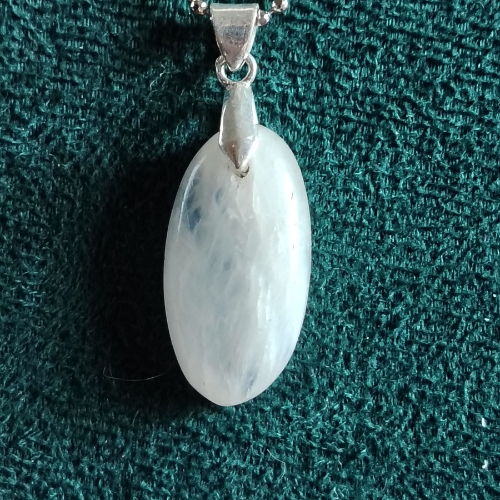 Ciondolo argento cabochon pietra luna L'arcano segreto ciondolo-luna