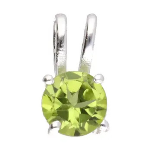 Ciondolo mini argento peridoto L'arcano segreto ciondolo-peridoto