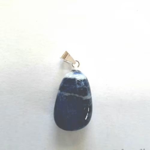 Ciondolo burattato sodalite L'arcano segreto ciondolo-sodalite