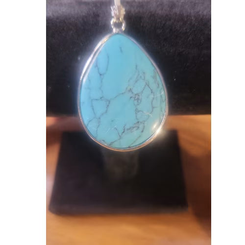 Ciondolo con turchese naturale L'arcano segreto ciondolo-turchese-3