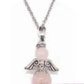 Collana angelo custode quarzo rosa - L'arcano segreto