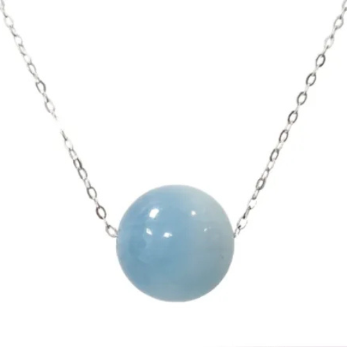 Collana in argento acquamarina L'arcano segreto collana-argento-blu