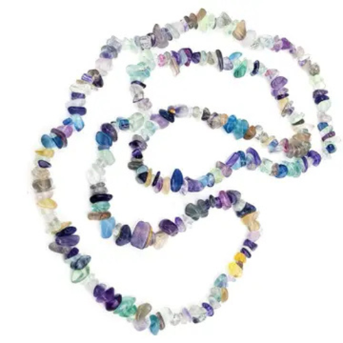 Collana barocca multi extra in fluorite – Qualità elevata