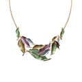 Collana foglie smaltate Amorino L'arcano segreto collana-foglie