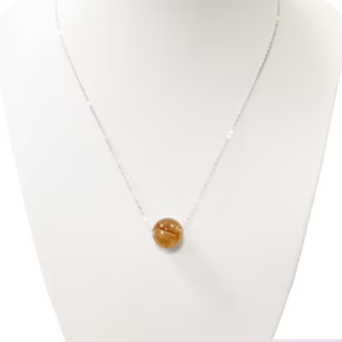 Collana argento con citrino L'arcano segreto collana-giallo