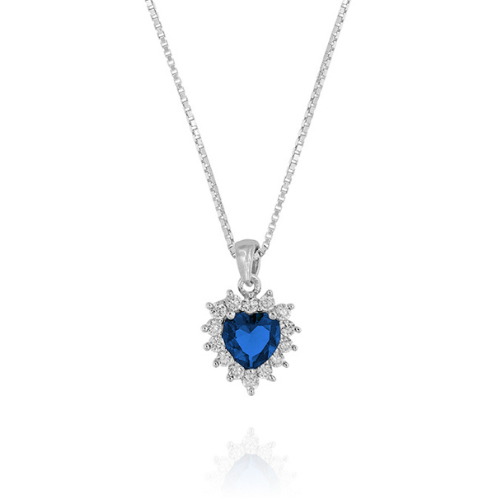 Collana Royal Kate cuore L'arcano segreto collana-kate-blu