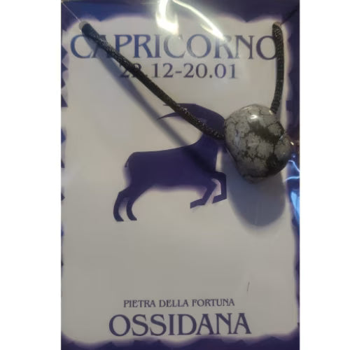 Collana pietra fortuna capricorno - L'arcano segreto