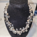Collana "Grappoli di Luce Bruna" – Quarzo Fumé AA e Argento 925