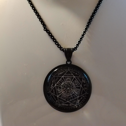 Pentacolo di Salomone nero L'arcano segreto collana-salomone-nero