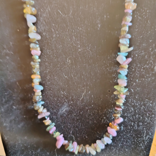 Collana barocca in tormalina multicolore – bella qualità