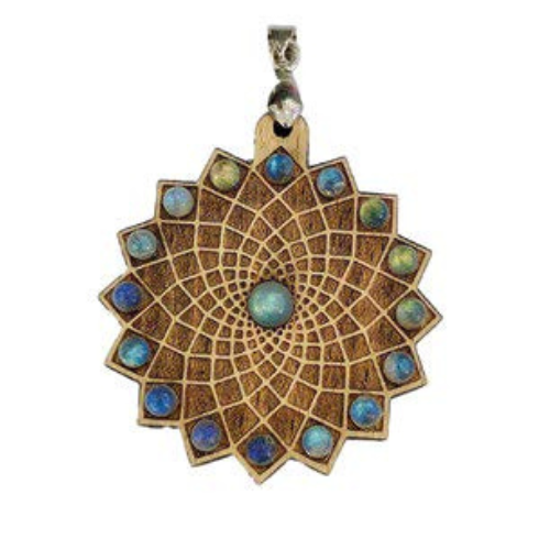 Pendente kosmos torus labradorite L'arcano segreto collana-torus