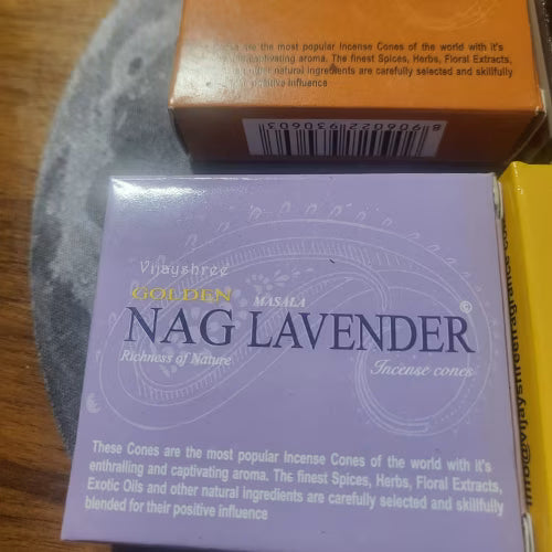 Coni di incenso Nag Lavander L'arcano segreto coni-incenso-lavanda