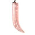 Pendente corno quarzo rosa - L'arcano segreto