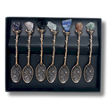 Set 7 cucchiaini in Bronzo L'arcano segreto cucchiaini