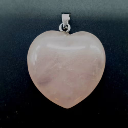 Ciondolo cuore quarzo rosa L'arcano segreto cuore-quarzo-rosa