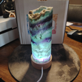 Lampada cilindro fluorite arcobaleno