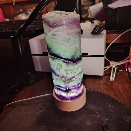 Lampada fluorite arcobaleno