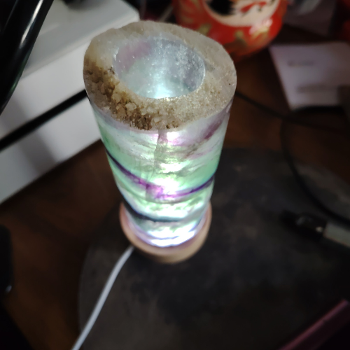 Lampada fluorite arcobaleno