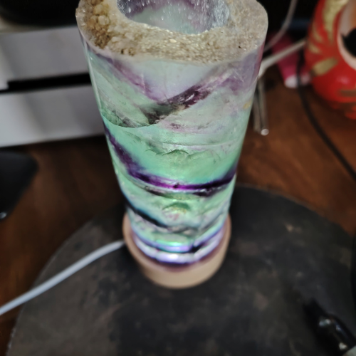 Lampada fluorite arcobaleno
