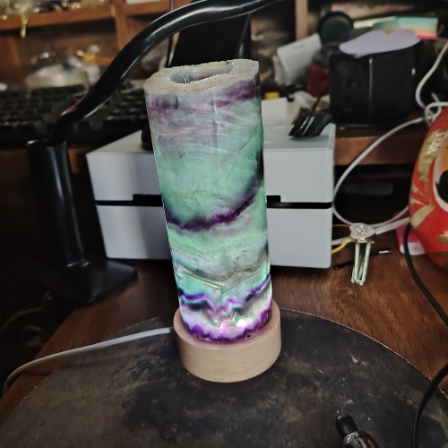 Lampada fluorite arcobaleno
