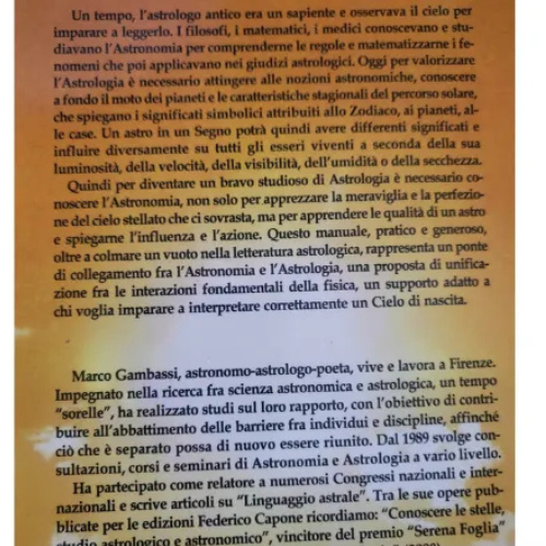 Le basi astronomiche oroscopo L'arcano segreto gambassi-basi