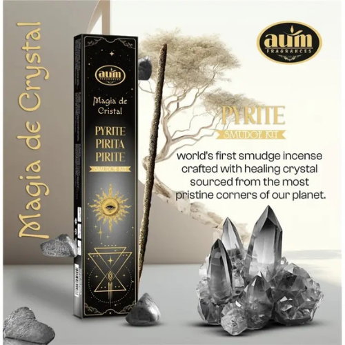 Incenso Aum Crystal Magic - Pirite - L'arcano segreto