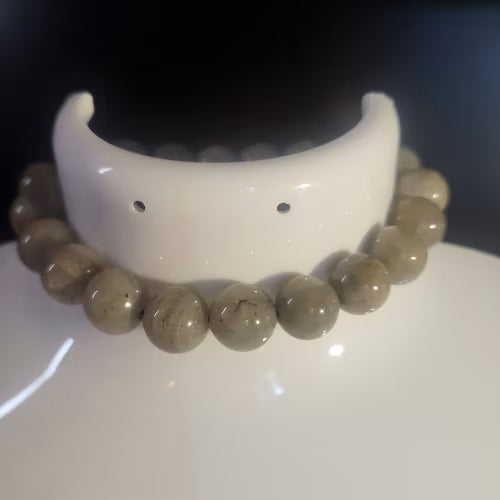 Bracciale con labradorite 10 mm - L'arcano segreto