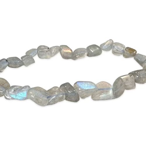 Bracciale in labradorite burattata - L'arcano segreto
