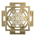 Targa Metatron Sri Yantra L'arcano segreto metatron-legno
