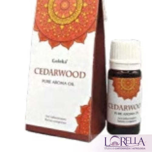 Goloka aromatico cedarwood L'arcano segreto olio-essenziale-cedarwood