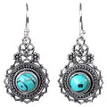 Orecchini Bohemian ottone L'arcano segreto orecchini-turchese