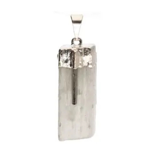 Pendente selenite con tormalina nera L'arcano segreto pendente-selenite-tormalina