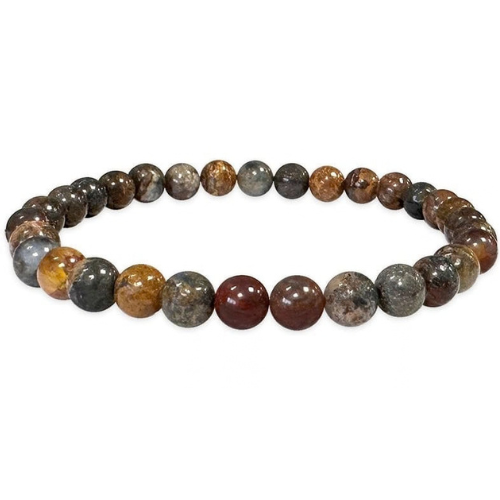 Bracciale in Pietersite Naturale Qualità A – Perle 6mm