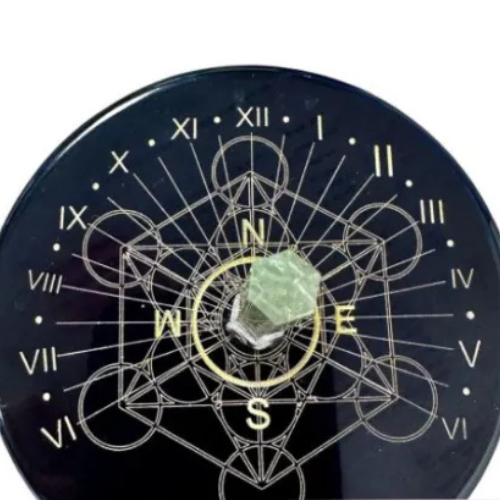 Placca pentacolo onice cristallo L'arcano segreto placca-pentacolo