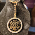 Porta chiavi metatron acciaio L'arcano segreto portachiavi-metatron-oro