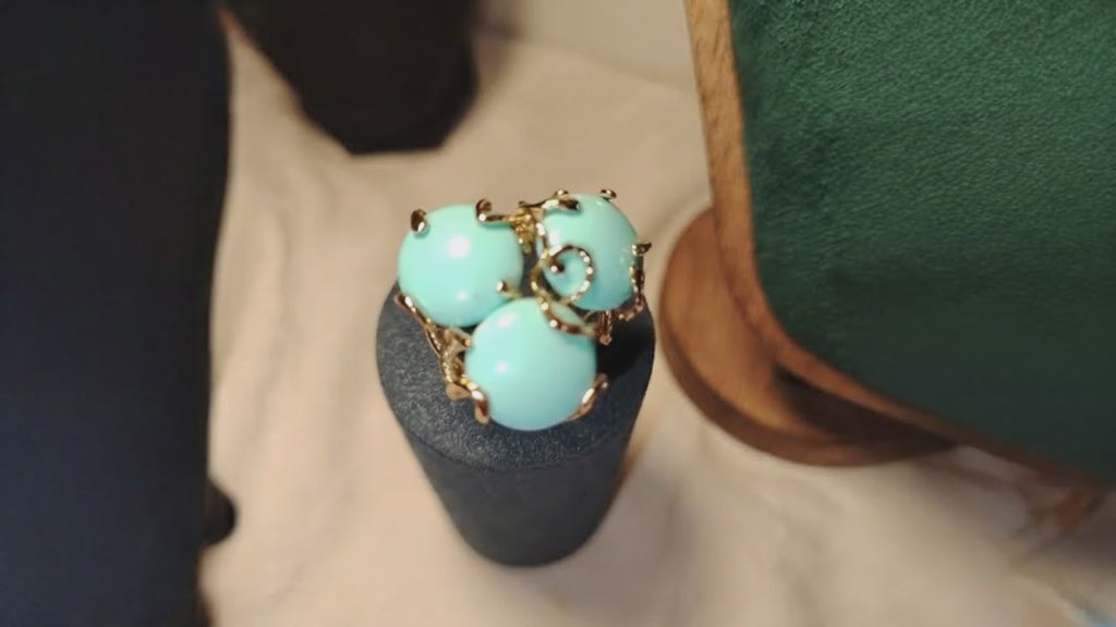 Anello trinità del deserto Turchese