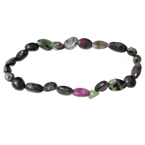 Bracciale di Rubis Zoisite L'arcano segreto rubino-zoisite