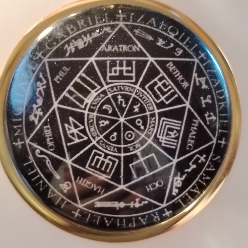 Pentacolo di Salomone oro L'arcano segreto salomone-dorato