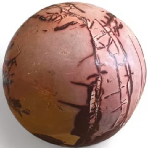 Sfera mookaite dendritica L'arcano segreto sfera-rodocrosite